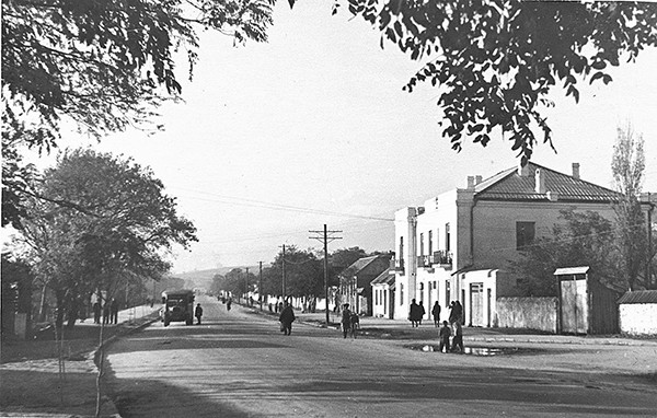 Улица М. Гаджиева, 1948 год.  (фото Морозова)