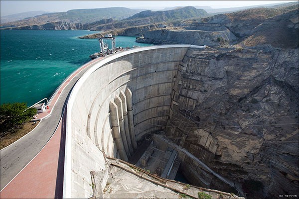 Чиркейская ГЭС: масштабы  впечатляют