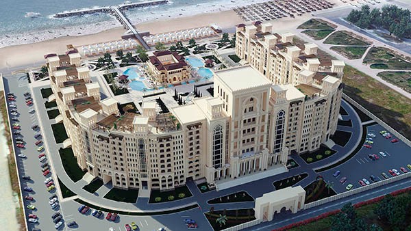 Пляжная зона курортного комплекса Al Qasr займёт порядка 2 гектаров