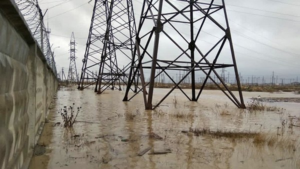 В результате дождей в Махачкале затопило подстанцию «Восточная»
